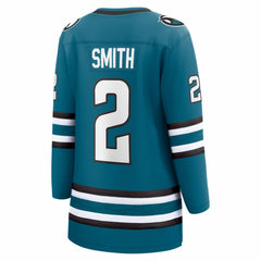 Will Smith San Jose Sharks Fanatics Women's Home Breakaway Jersey - Teal | US 203789066