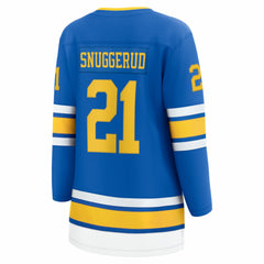 Jimmy Snuggerud St. Louis Blues Fanatics Women's Home Breakaway Jersey - Blue | US 203789072