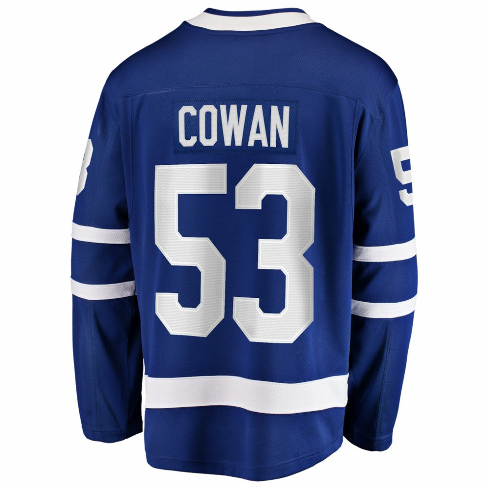 Easton Cowan Toronto Maple Leafs Fanatics Home Breakaway Jersey - Blue | US 203789073