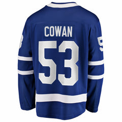 Easton Cowan Toronto Maple Leafs Fanatics Home Breakaway Jersey - Blue | US 203789073