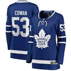 Easton Cowan Toronto Maple Leafs Indiana Women's Home Breakaway Jersey - Blue | US 203789074