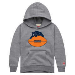 Chicago Bears Homage Youth Hand Drawn Logo Tri-Blend Hoodie - Gray Hoodies