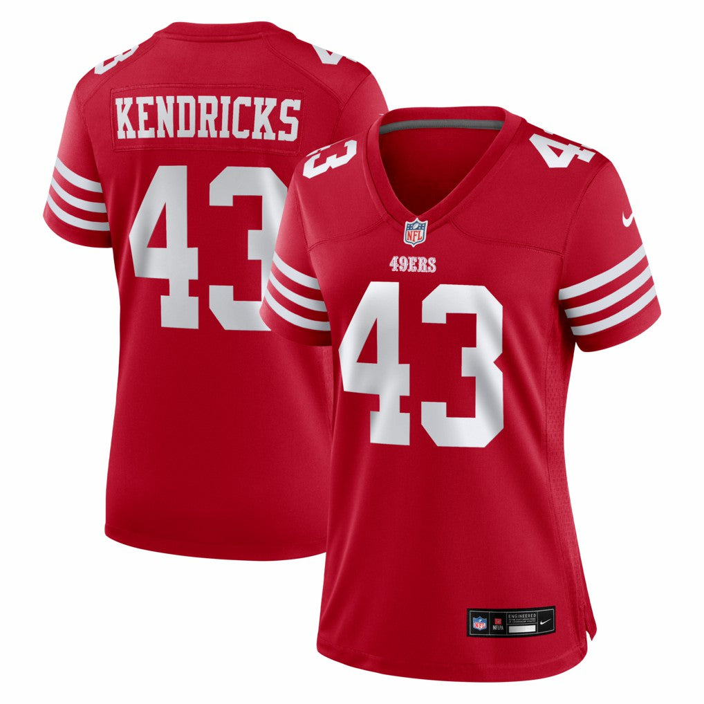 Eric Kendricks San Francisco 49ers Women's Game Jersey - Scarlet Jerseys