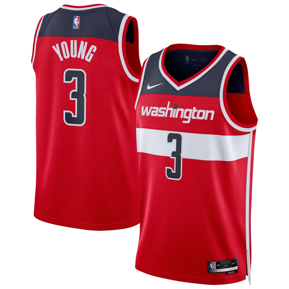 Trae Young Washington Wizards Unisex Swingman Jersey Icon Edition Red - Nike