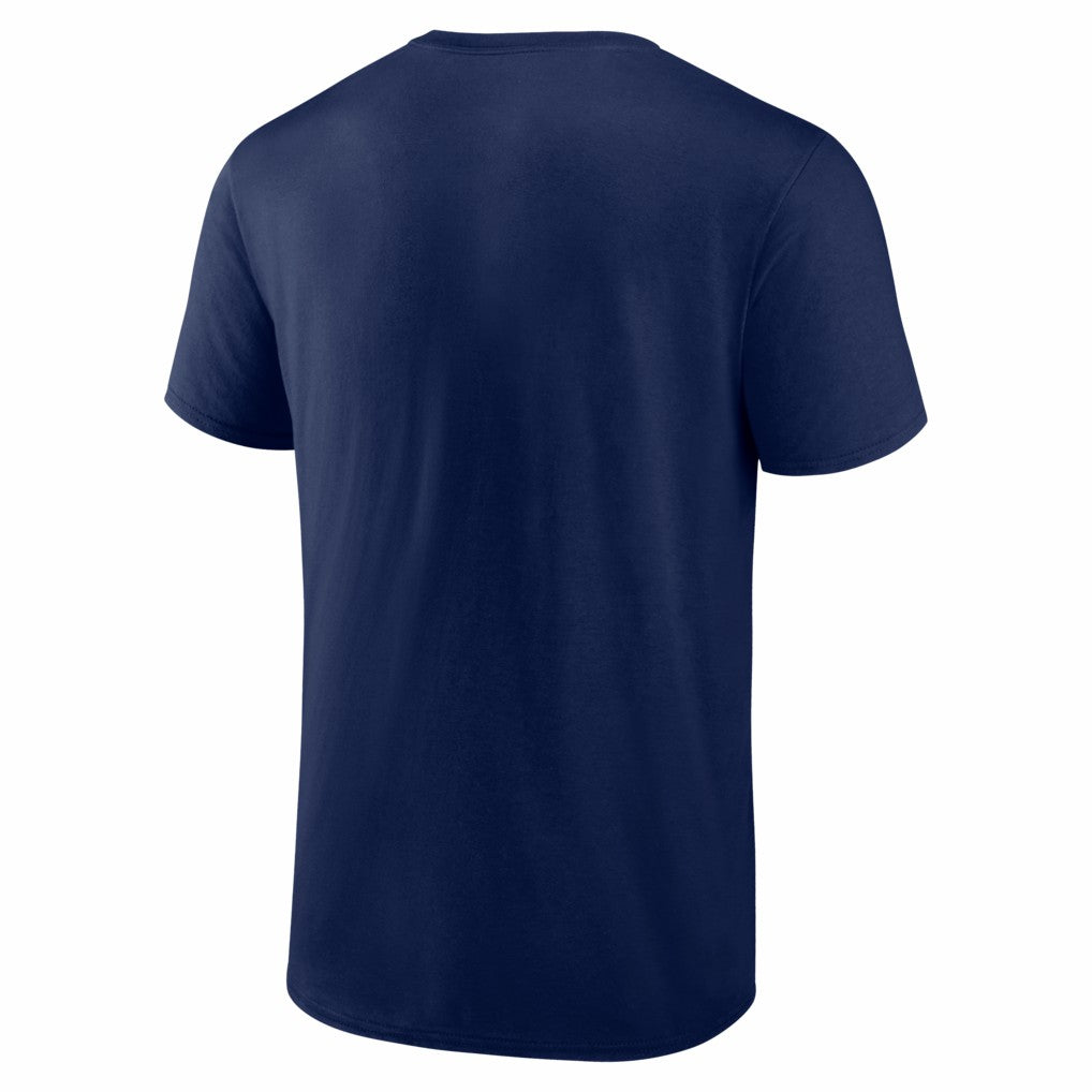 New England Patriots 2025 AFC Champions Big & Tall Right Side Draw T-Shirt - Navy T-shirts