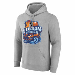 Boston Bruins 2026 NHL Stadium Series Personalized Name & Number Hoodie - Gray | US 203794842