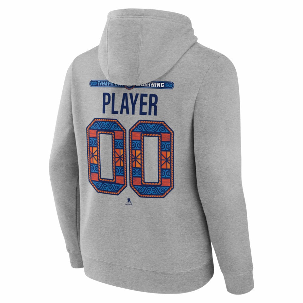 Tampa Bay Lightning 2026 NHL Stadium Series Personalized Name & Number Hoodie - Gray | US 203794845