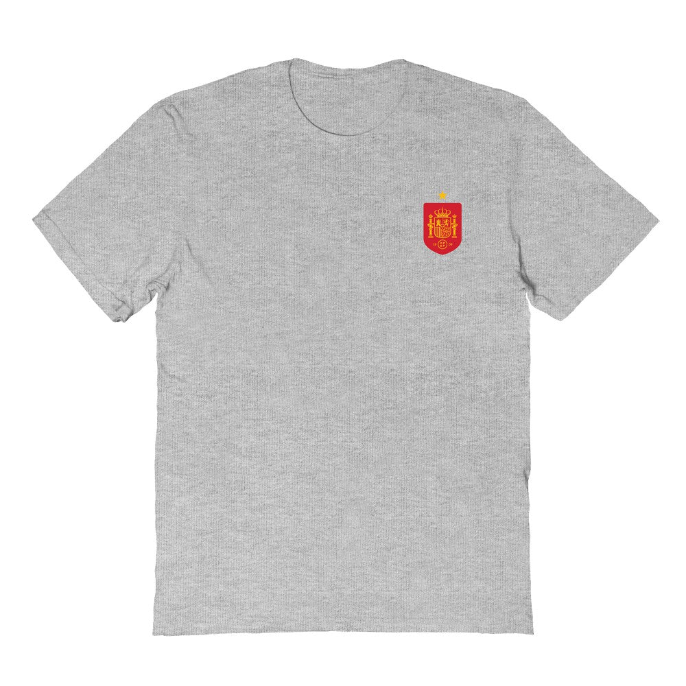 Spain National Team Vive La Fete Women's Impressions Artwork Fitted T-Shirt Gray