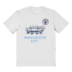 Manchester City Vive La Fete Youth Chilena Style T-Shirt White