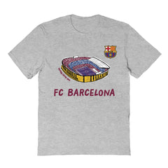 Barcelona Vive La Fete Youth Chilena Style T-Shirt Gray