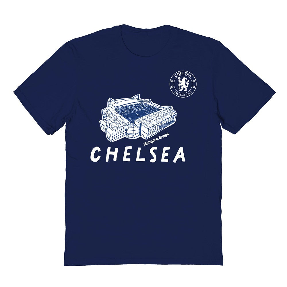 Chelsea Vive La Fete Youth Chilena Style T-Shirt Navy