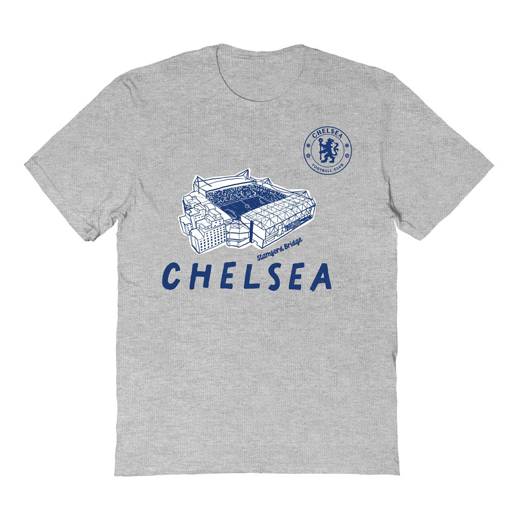 Chelsea Vive La Fete Youth Chilena Style T-Shirt Gray