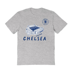 Chelsea Vive La Fete Women's Stadium Style T-Shirt Gray