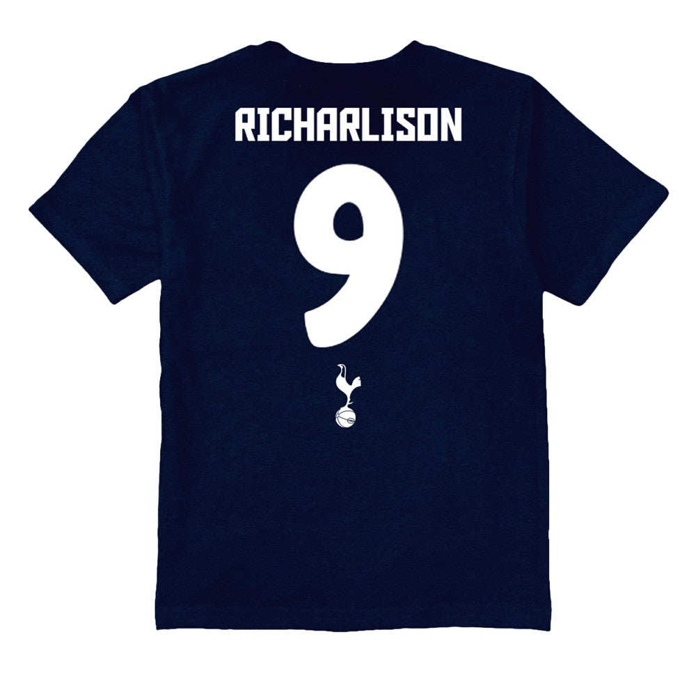 Richarlison Tottenham Hotspur Vive La Fete Youth Player Name & Number Stadium Style T-Shirt Navy