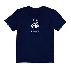 France National Team Vive La Fete Youth Color Badge T-Shirt Navy