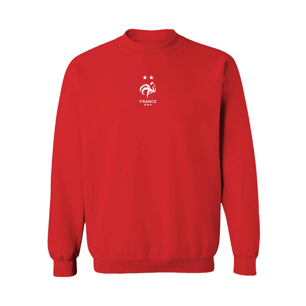 France National Team Vive La Fete Women's Color Badge Sweatshirt Red