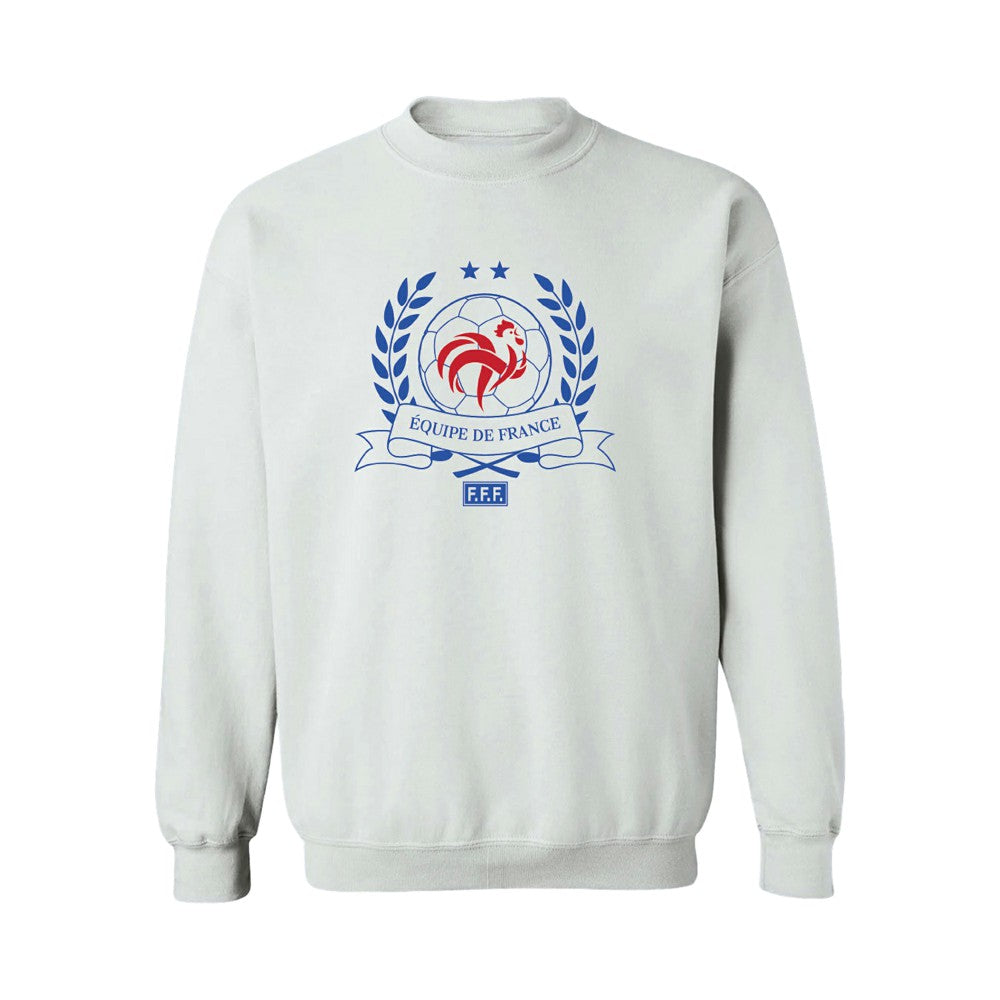 France National Team Vive La Fete Women's Équipe de France Sweatshirt White