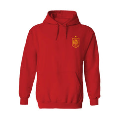 Spain National Team Vive La Fete Women's Color Badge Fleece Hoodie Red