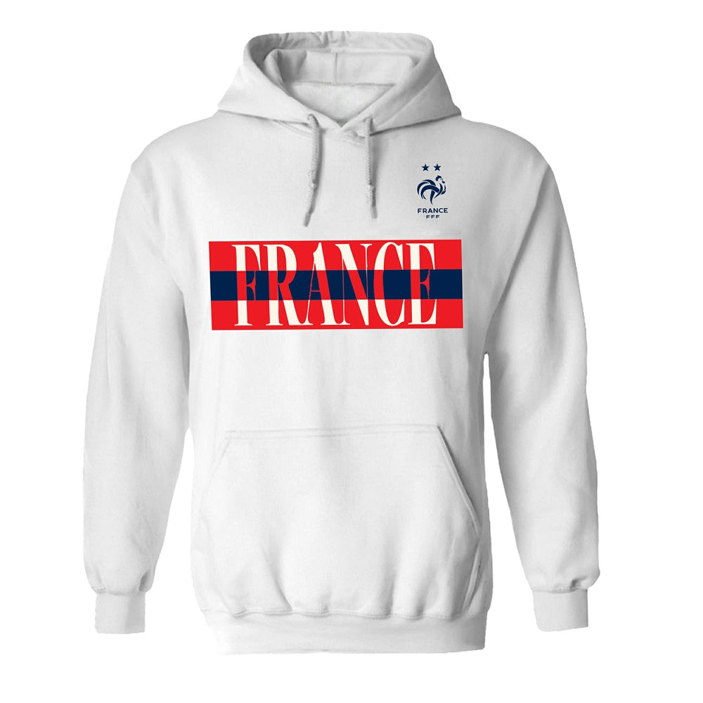 France National Team Vive La Fete Women's Hoodie White