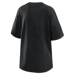 San Francisco Giants WEAR by Erin Andrews Women's Oversized Boyfriend T-Shirt - Black T-shirts