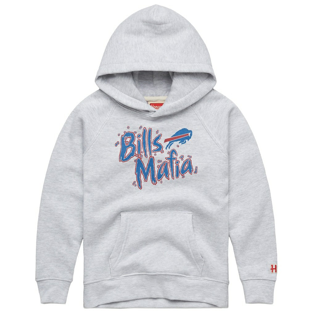 Buffalo Bills Homage Youth Bills Mafia Tri-Blend Hoodie - Gray Hoodies