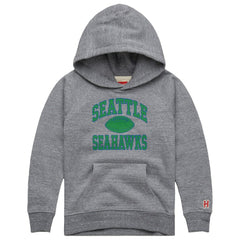 Seattle Seahawks Homage Youth Gridiron Tri-Blend Hoodie - Gray Hoodies