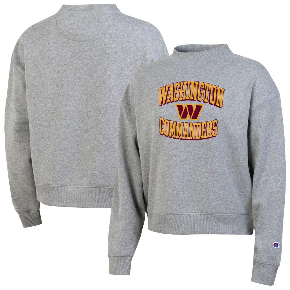 Washington Commanders Champion Women's Triumph Tri-Blend Sweatshirt - Gray Sweatshirts