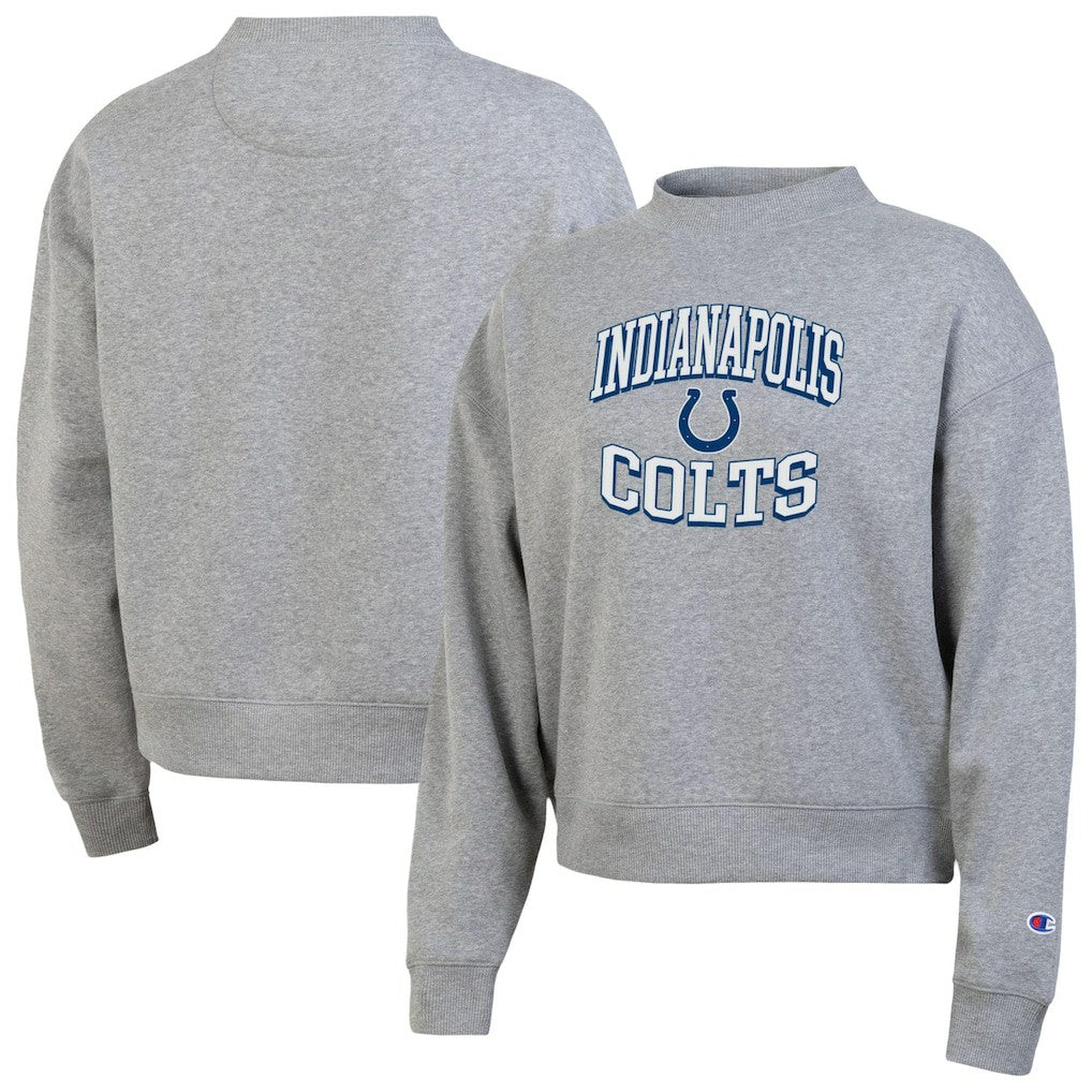 Indianapolis Colts Champion Women's Triumph Tri-Blend Sweatshirt - Gray Sweatshirts