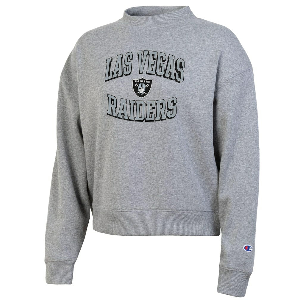 Las Vegas Raiders Champion Women's Triumph Tri-Blend Sweatshirt - Gray Sweatshirts