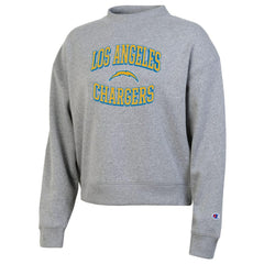 Los Angeles Chargers Champion Women's Triumph Tri-Blend Sweatshirt - Gray Sweatshirts