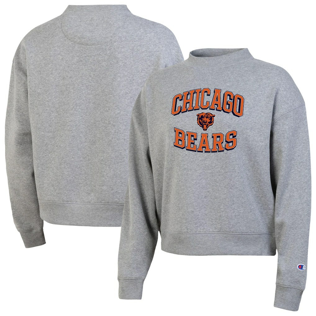 Chicago Bears Champion Women's Triumph Tri-Blend Sweatshirt - Gray Sweatshirts