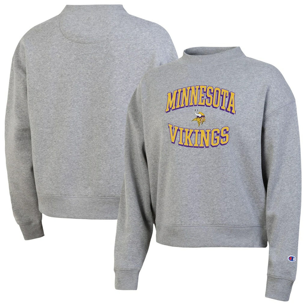 Minnesota Vikings Champion Women's Triumph Tri-Blend Sweatshirt - Gray Sweatshirts
