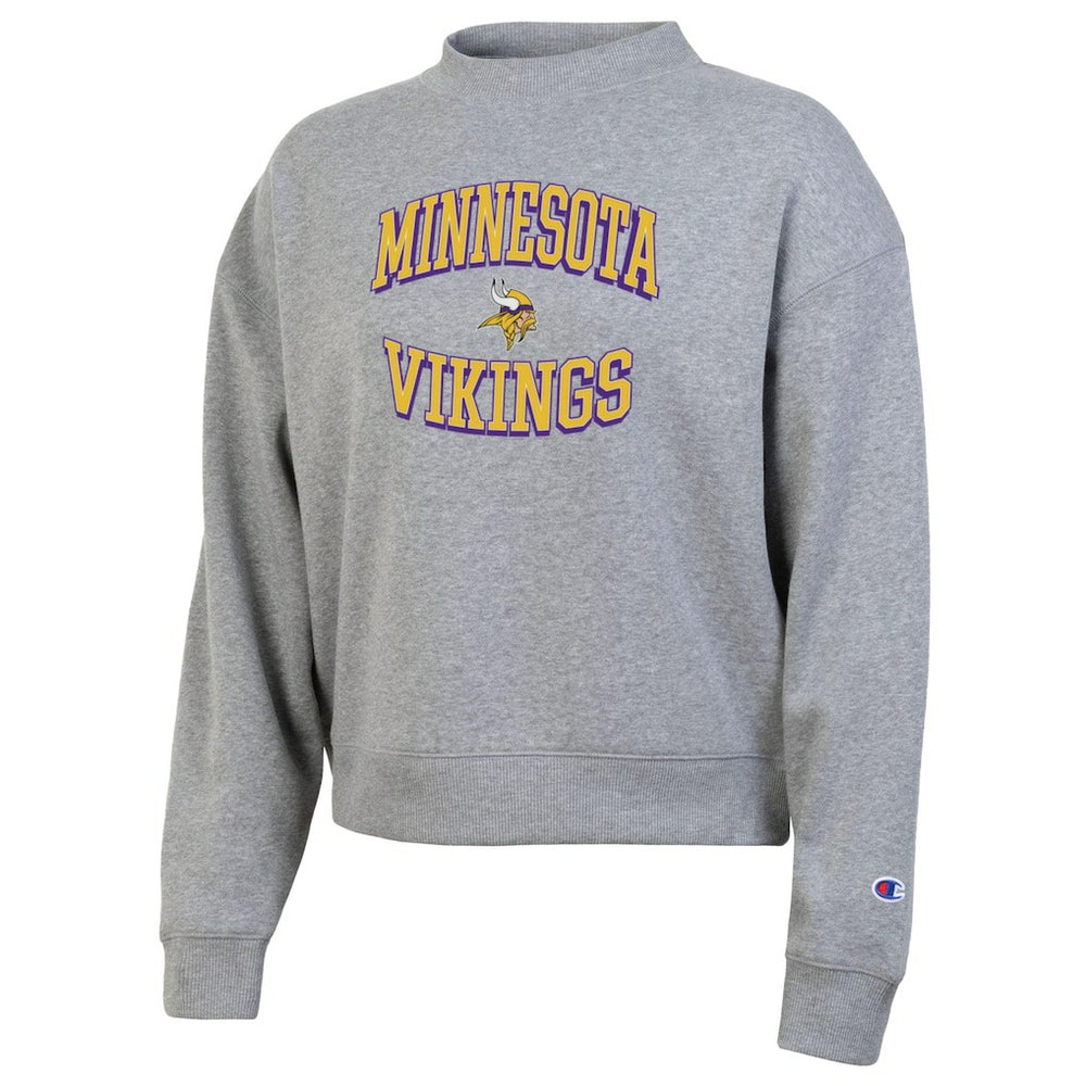 Minnesota Vikings Champion Women's Triumph Tri-Blend Sweatshirt - Gray Sweatshirts