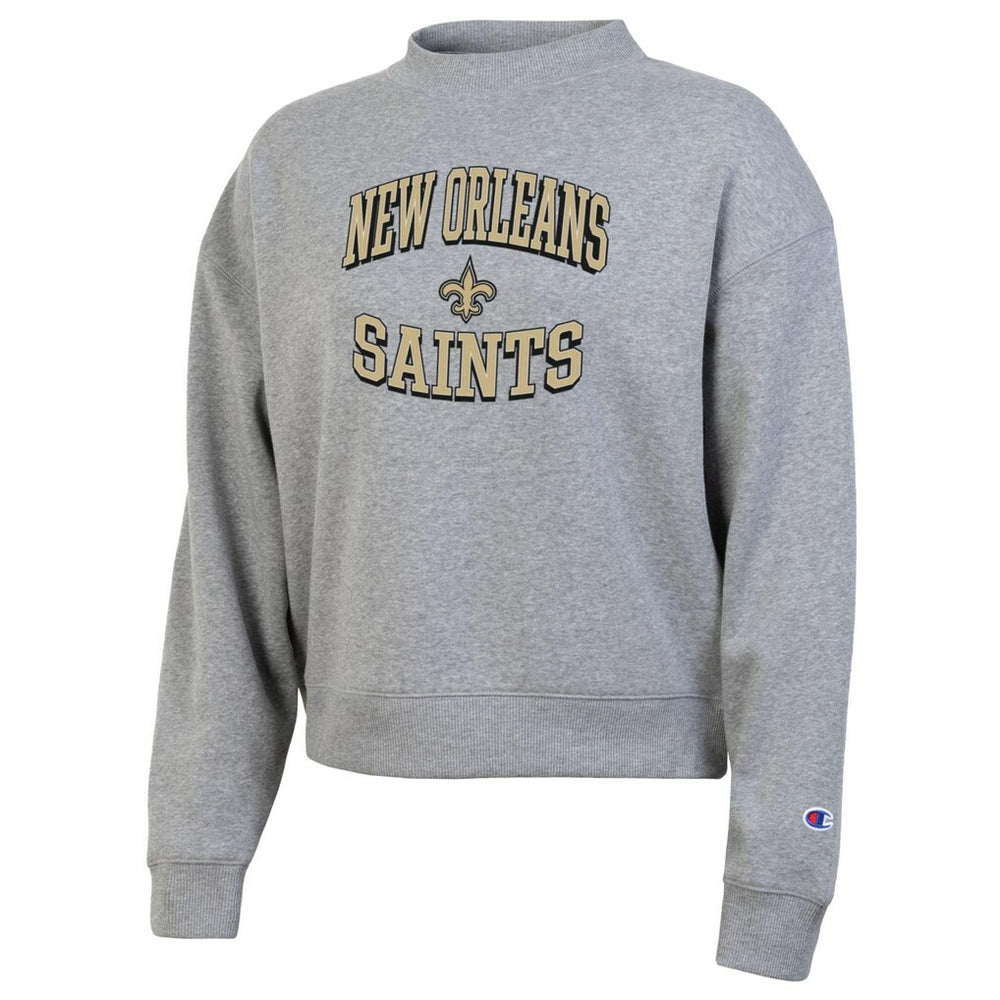 New Orleans Saints Champion Women's Triumph Tri-Blend Sweatshirt - Gray Sweatshirts