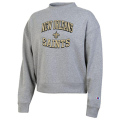 New Orleans Saints Champion Women's Triumph Tri-Blend Sweatshirt - Gray Sweatshirts