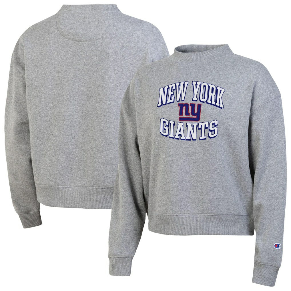 New York Giants Champion Women's Triumph Tri-Blend Sweatshirt - Gray Sweatshirts