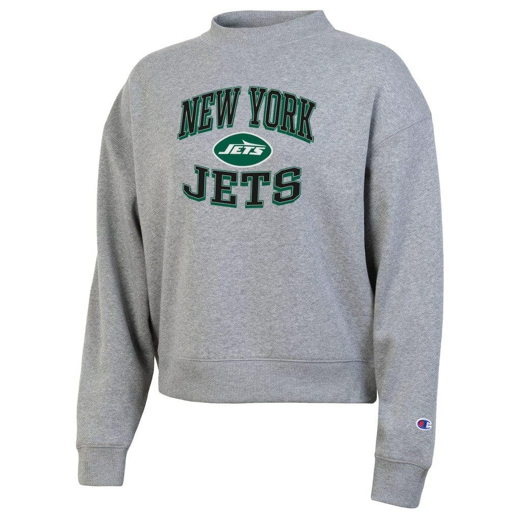 New York Jets Champion Women's Triumph Tri-Blend Sweatshirt - Gray Sweatshirts