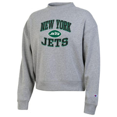 New York Jets Champion Women's Triumph Tri-Blend Sweatshirt - Gray Sweatshirts
