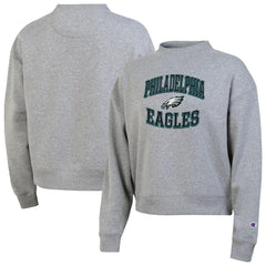 Philadelphia Eagles Champion Women's Triumph Tri-Blend Sweatshirt - Gray Sweatshirts