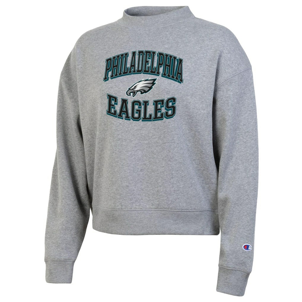 Philadelphia Eagles Champion Women's Triumph Tri-Blend Sweatshirt - Gray Sweatshirts