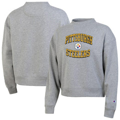 Pittsburgh Steelers Champion Women's Triumph Tri-Blend Sweatshirt - Gray Sweatshirts
