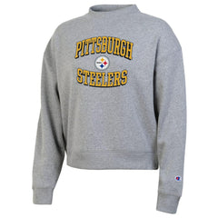 Pittsburgh Steelers Champion Women's Triumph Tri-Blend Sweatshirt - Gray Sweatshirts