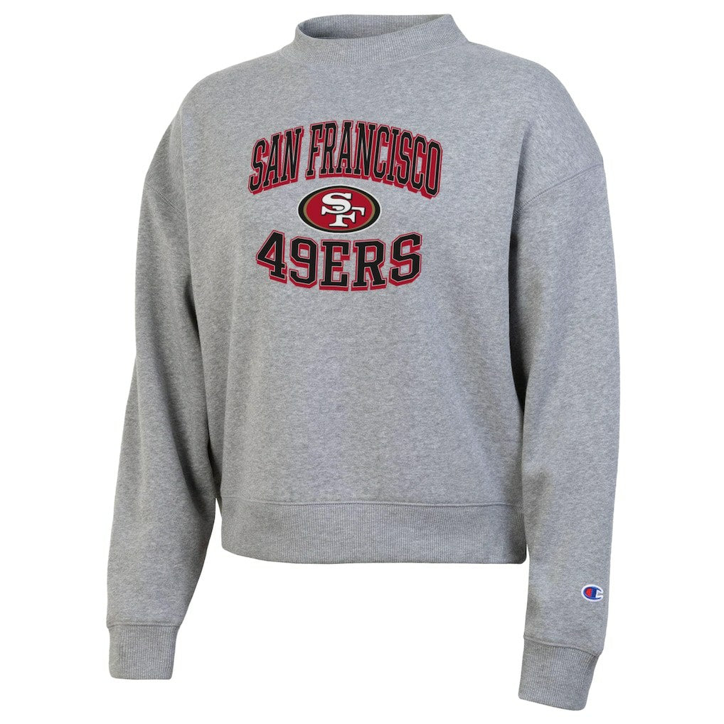 San Francisco 49ers Champion Women's Triumph Tri-Blend Sweatshirt - Gray Sweatshirts