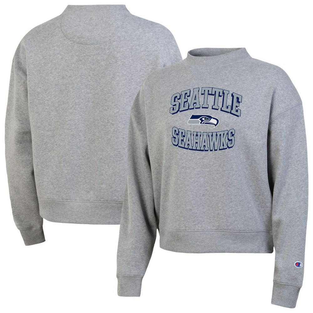 Seattle Seahawks Champion Women's Triumph Tri-Blend Sweatshirt - Gray Sweatshirts