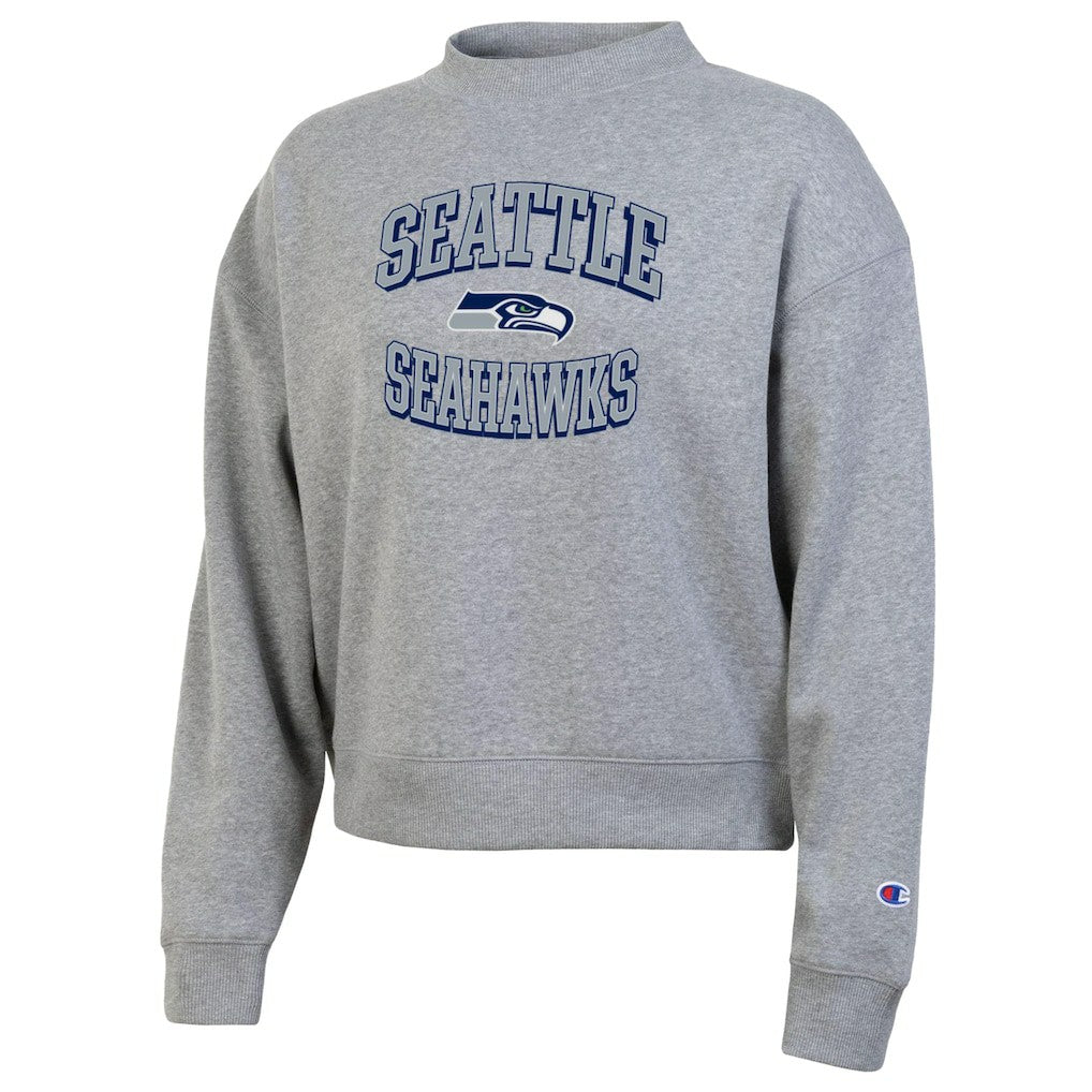 Seattle Seahawks Champion Women's Triumph Tri-Blend Sweatshirt - Gray Sweatshirts