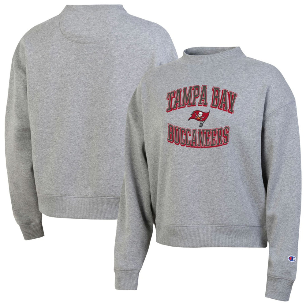 Tampa Bay Buccaneers Champion Women's Triumph Tri-Blend Sweatshirt - Gray Sweatshirts