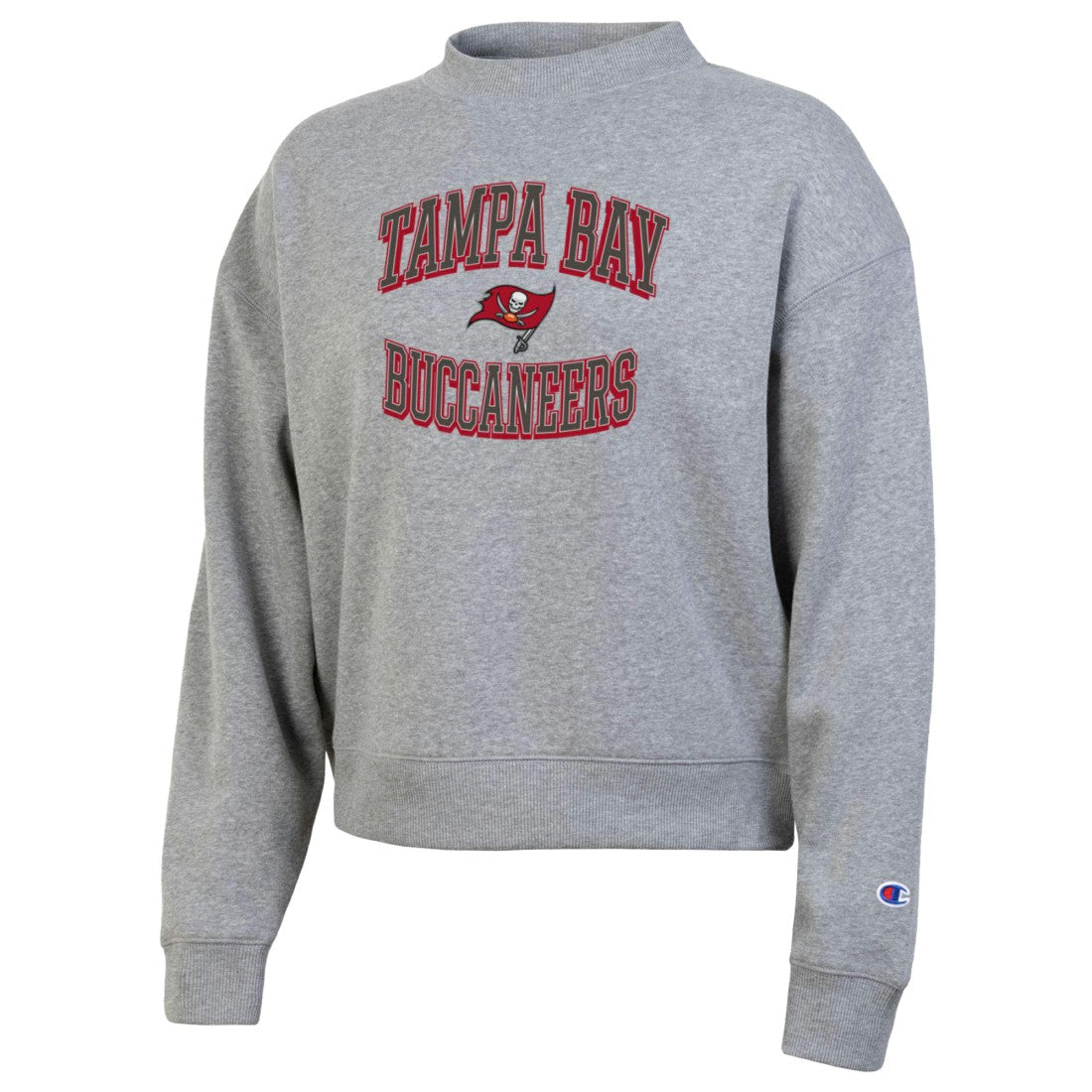 Tampa Bay Buccaneers Champion Women's Triumph Tri-Blend Sweatshirt - Gray Sweatshirts