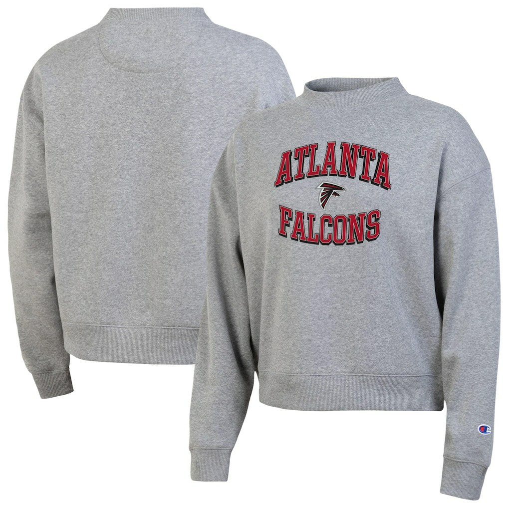Atlanta Falcons Champion Women's Triumph Tri-Blend Sweatshirt - Gray Sweatshirts