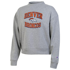 Denver Broncos Champion Women's Triumph Tri-Blend Sweatshirt - Gray Sweatshirts