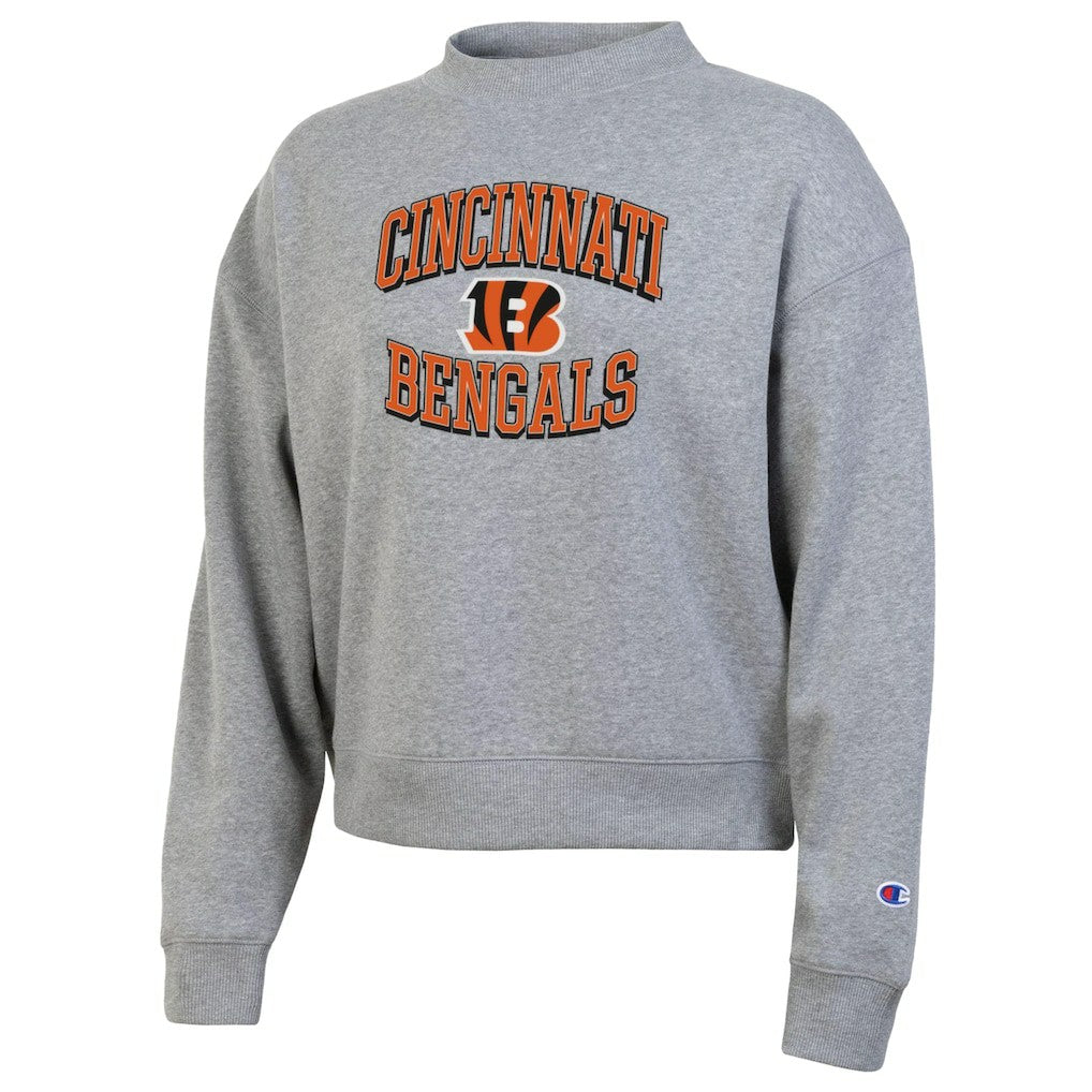 Cincinnati Bengals Champion Women's Triumph Tri-Blend Sweatshirt - Gray Sweatshirts